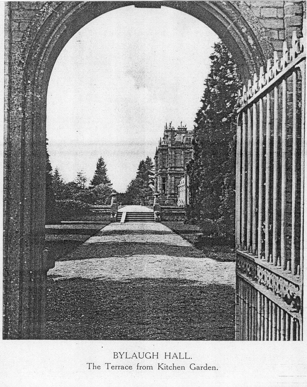 Terrace from the garden